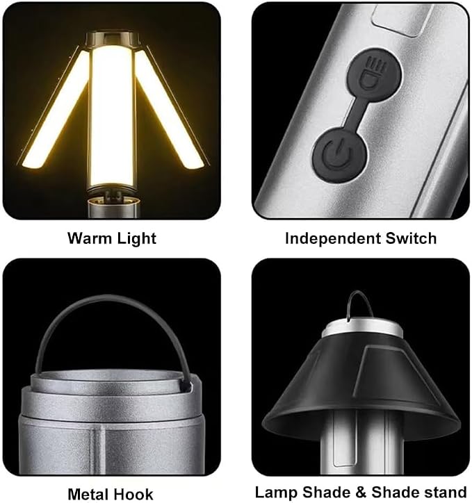 Multifunctional Camping Telescopic Light