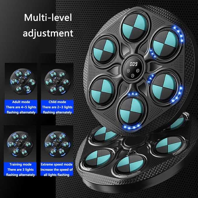Musical Boxing Machine โ Wall-Mounted Smart Punching & Boxing Workout Trainer