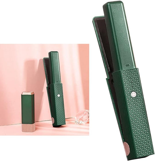 Wireless Hair Straightener & Curler – Cordless Tourmaline Ceramic