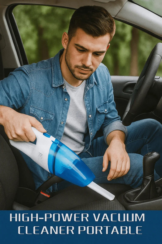 Portable Car Vacuum Cleaner – Mini Handheld