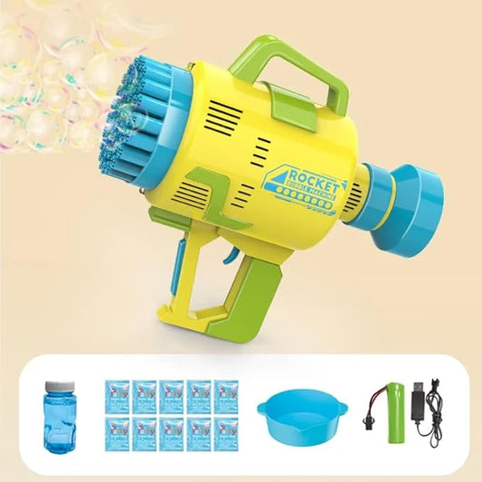 Electric Bubble Machine – 48-Hole Rocket Bubble Maker