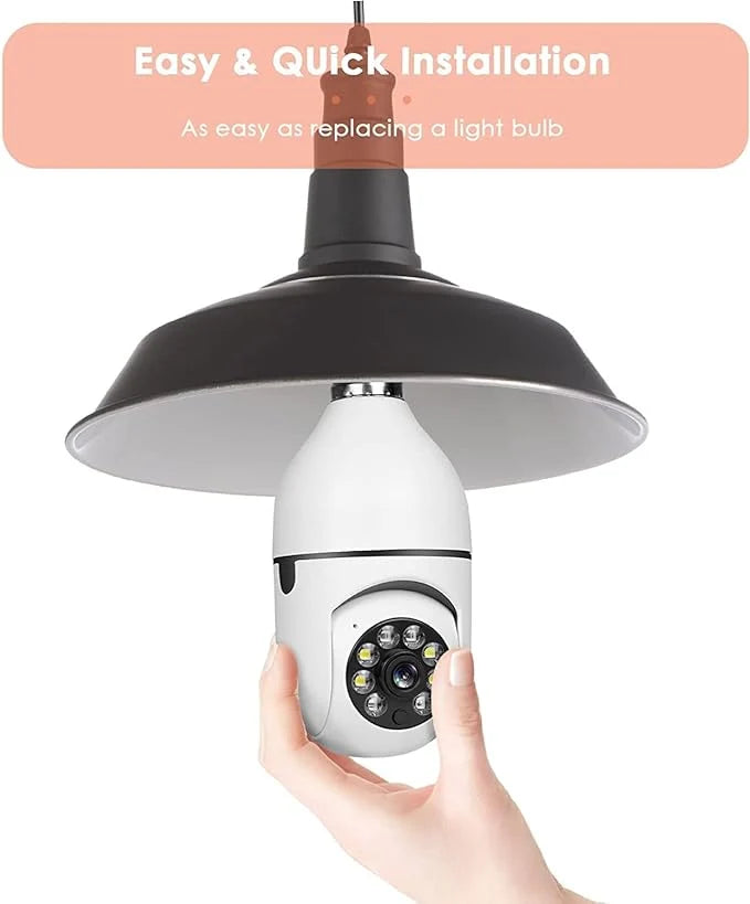 1080P WiFi Light Bulb Security Camera