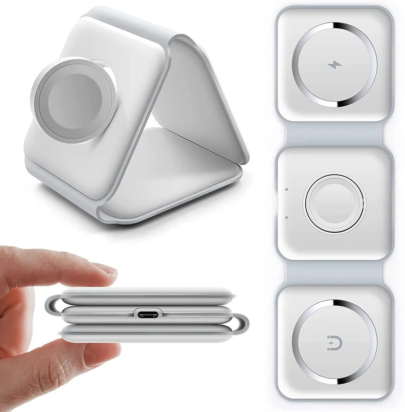 3-in-1 Wireless Charging Station – Fast Charger