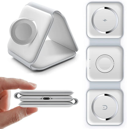 3-in-1 Wireless Charging Station – Fast Charger