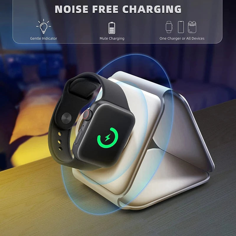 3-in-1 Wireless Charging Station – Fast Charger