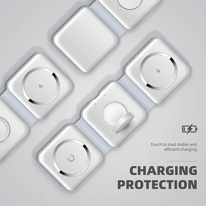 3-in-1 Wireless Charging Station – Fast Charger