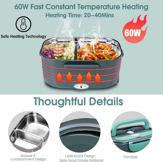 Electric Lunch Box 60W Food Heater