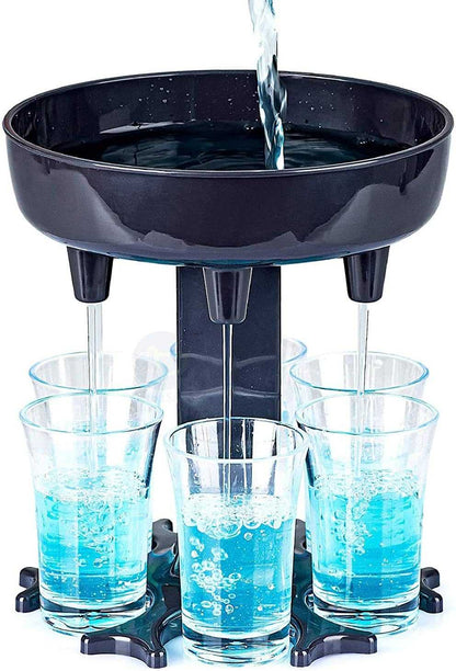 MEZON 6 Shot Glass Dispenser & Holder