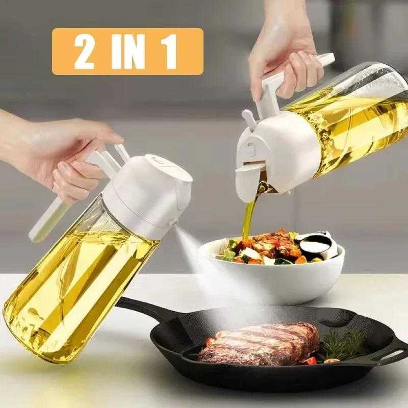 2-in-1 Sprayable and Pourable Oil Bottle