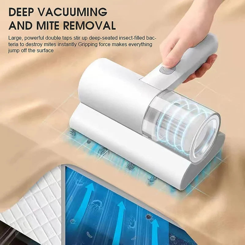 Wireless Dust & Mite Vacuum Cleaner – Cordless HEPA Mattress & Sofa Cleaner