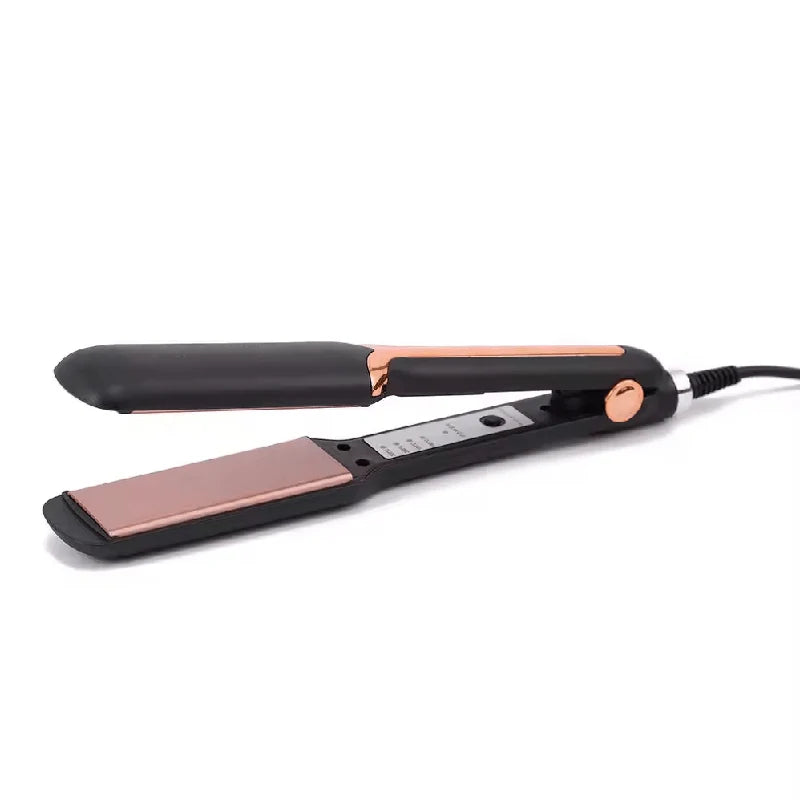 Ceramic Hair Straightener – Glam Iron Fast Heating Hair Styler with Adjustable Temperature