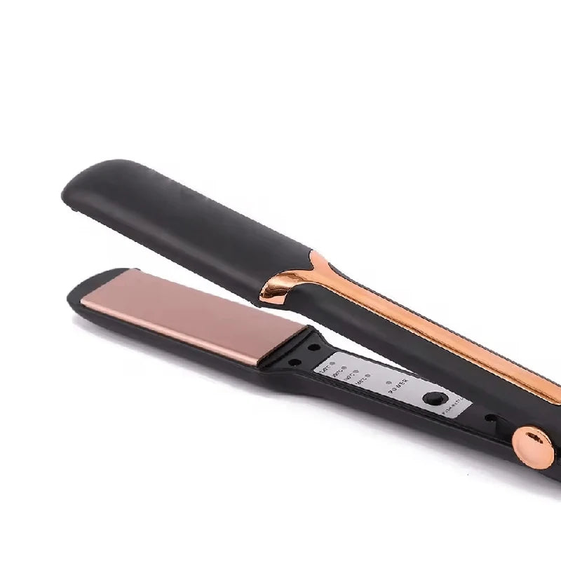 Ceramic Hair Straightener – Glam Iron Fast Heating Hair Styler with Adjustable Temperature