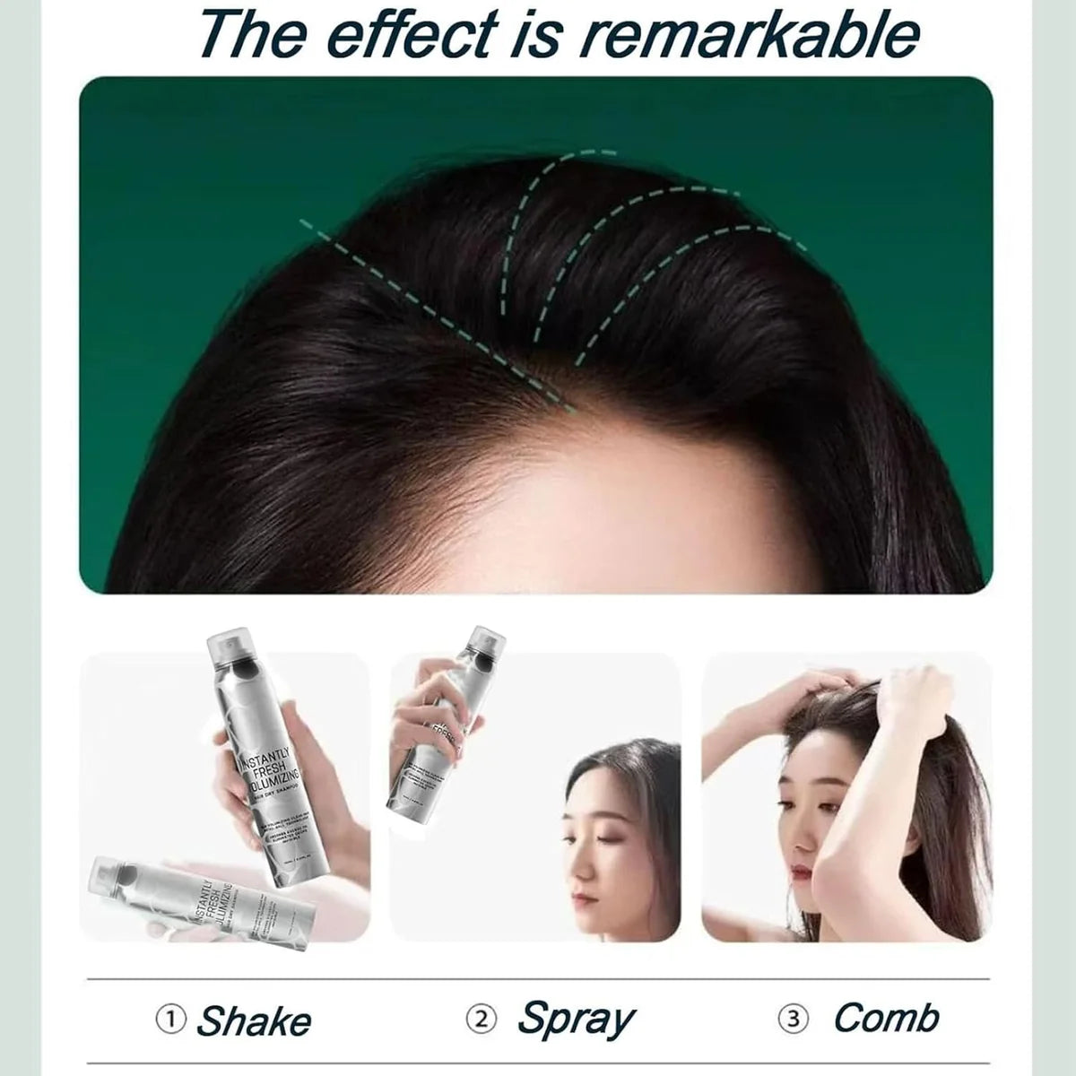 Dry Shampoo – Halovida Volumizing Hair Refresh Spray with Oil Control & Instant Volume Boost