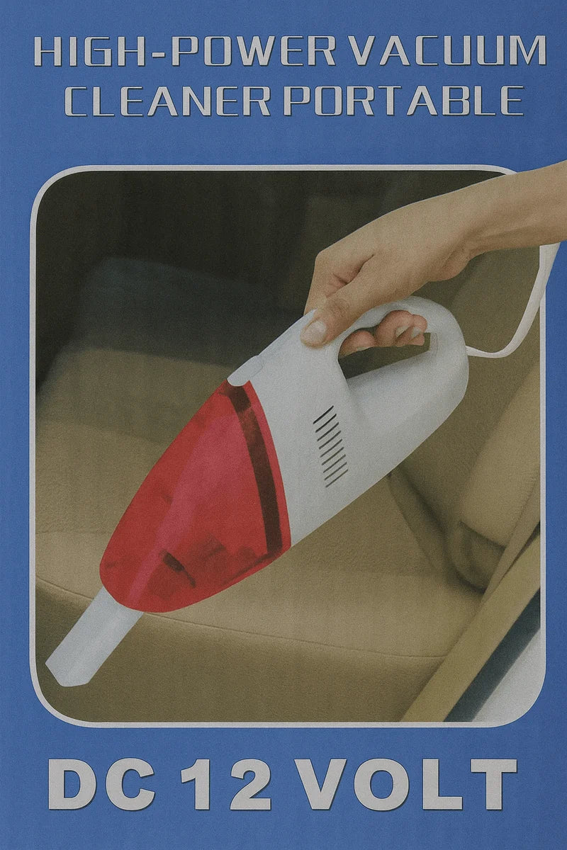 Portable Car Vacuum Cleaner – Mini Handheld