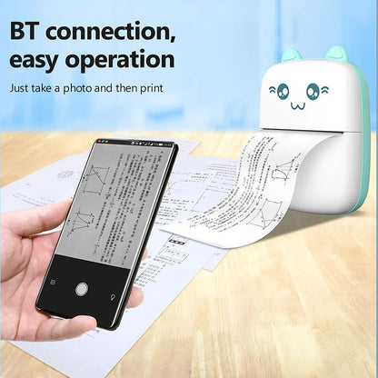 Mini Pocket Printer – Portable Bluetooth Thermal Printer for Notes, Photos & Labels