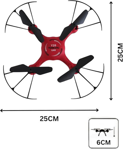 Remote Control Drone – Mini RC Flying Drone with Headless Mode & Dual LED Lights