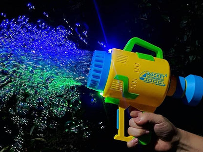 Electric Bubble Machine – 48-Hole Rocket Bubble Maker