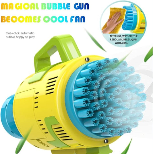 Electric Bubble Machine – 48-Hole Rocket Bubble Maker