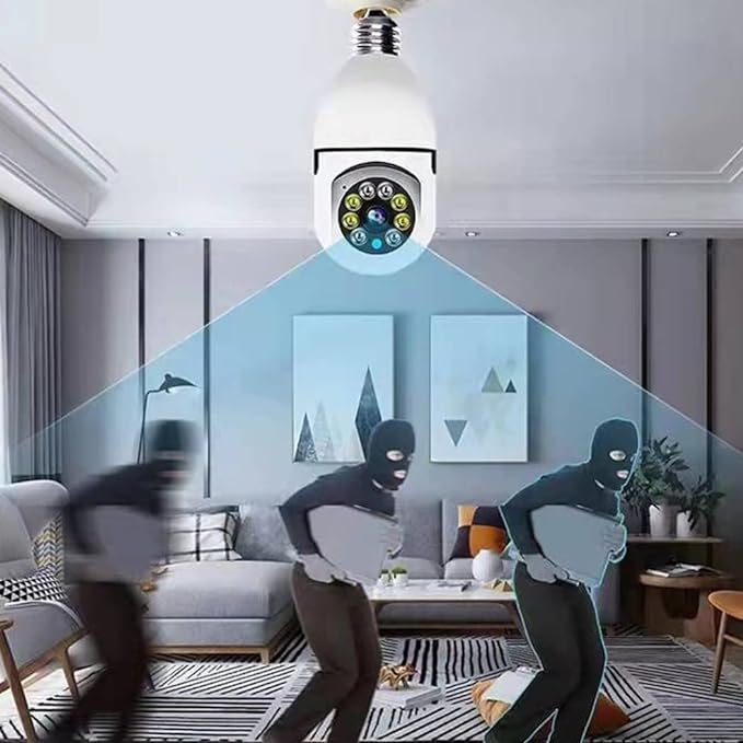 1080P WiFi Light Bulb Security Camera