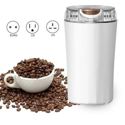 **Coffee Grinder – 200W Stainless Steel Electric Spice & Coffee Bean Grinder with 4-Blade Bowl**
