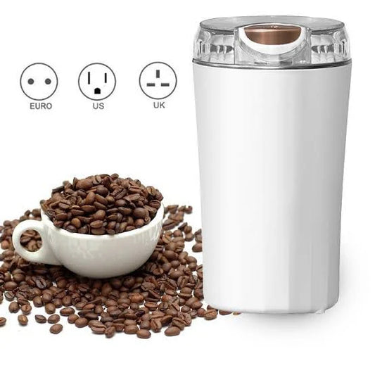 **Coffee Grinder – 200W Stainless Steel Electric Spice & Coffee Bean Grinder with 4-Blade Bowl**