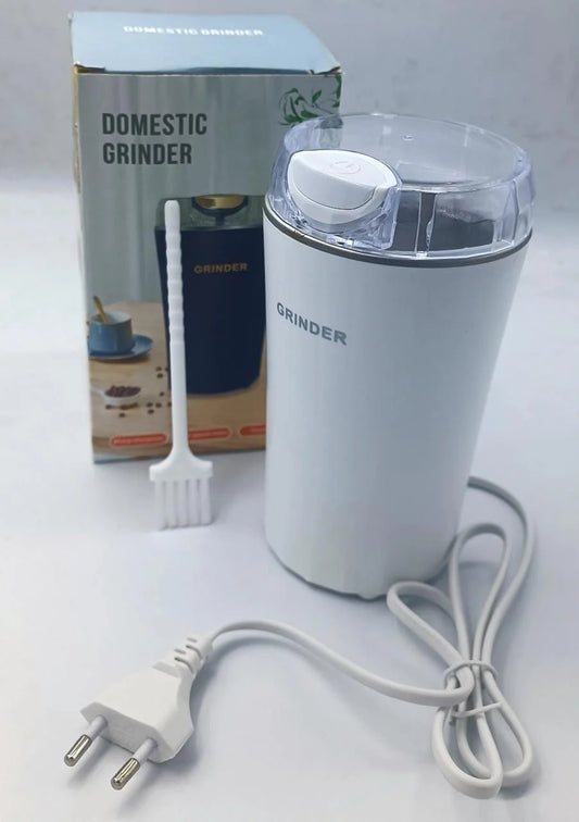 **Coffee Grinder – 200W Stainless Steel Electric Spice & Coffee Bean Grinder with 4-Blade Bowl**