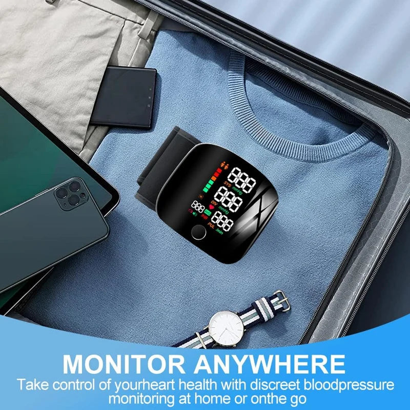 Wrist Blood Pressure Monitor – Digital Sphygmomanometer