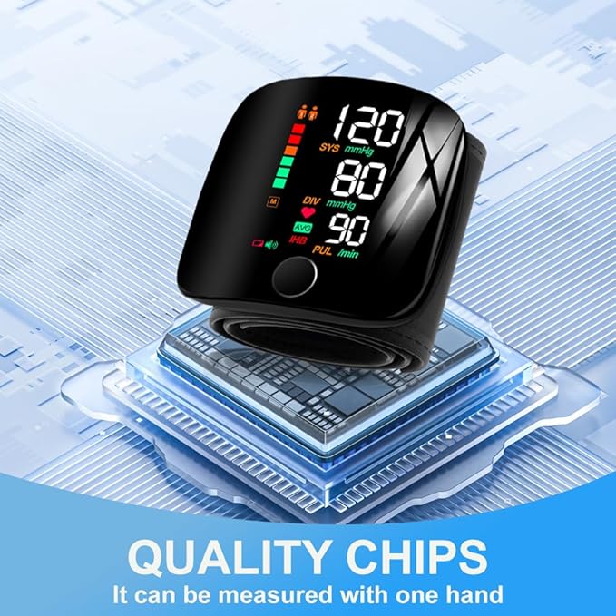 Wrist Blood Pressure Monitor – Digital Sphygmomanometer